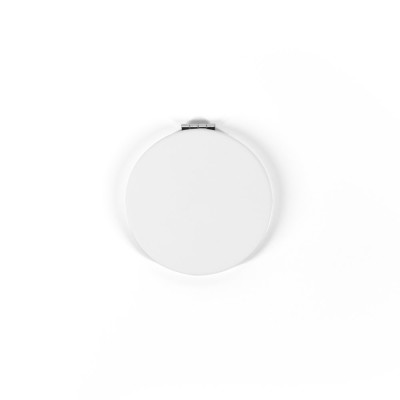 FREYA. Double-sided round mirror with matte PU exterior